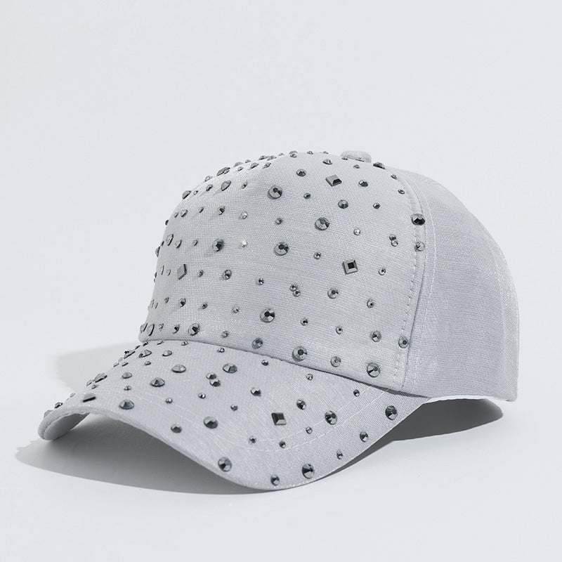 Wholesale Cotton Studded Diamond Baseball Caps